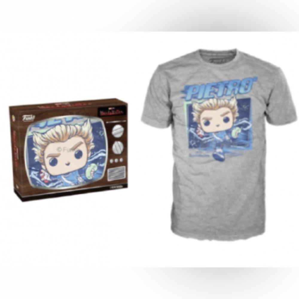 NEW Funko Marvel Studios Wanda Vision Pietro t-shirt tee shirt size Medium Med